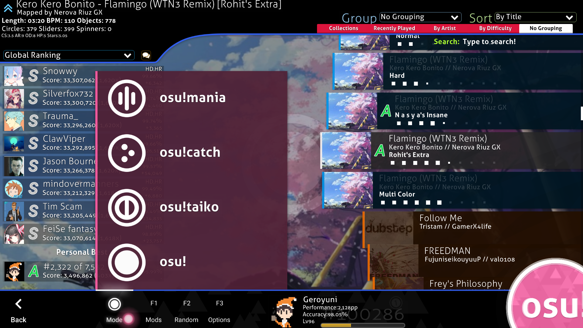 osu!mania barlines are too present (and no classic skin support