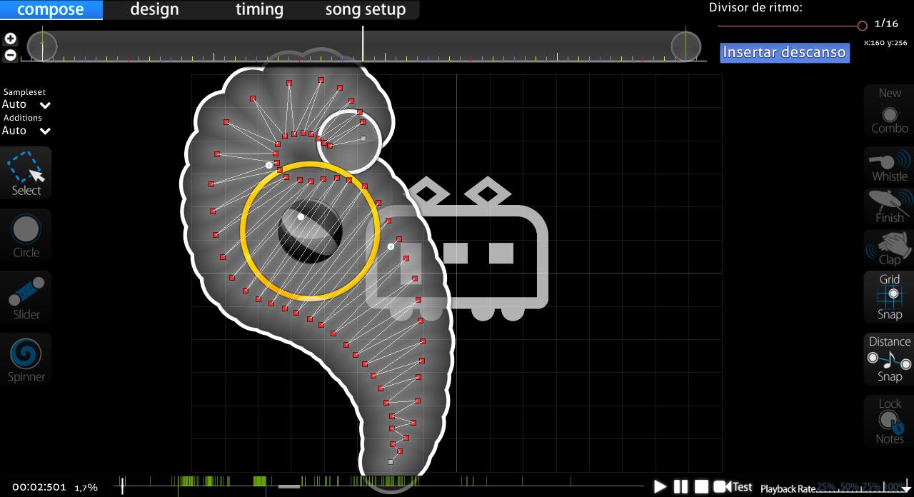 Forma irregular de un slider (MARENOL)