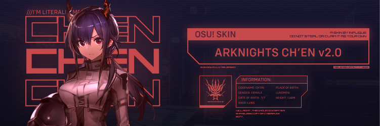 チエン - Arknights Ch'en v3, Cyberpunk skin, [HD, SD] [16:9] · forum