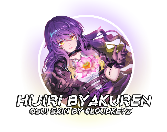 Touhou Project Byakuren Hijiri Osu Skin Hdsd 169 Std Only