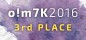 MWC 7K 2016 3rd place badge