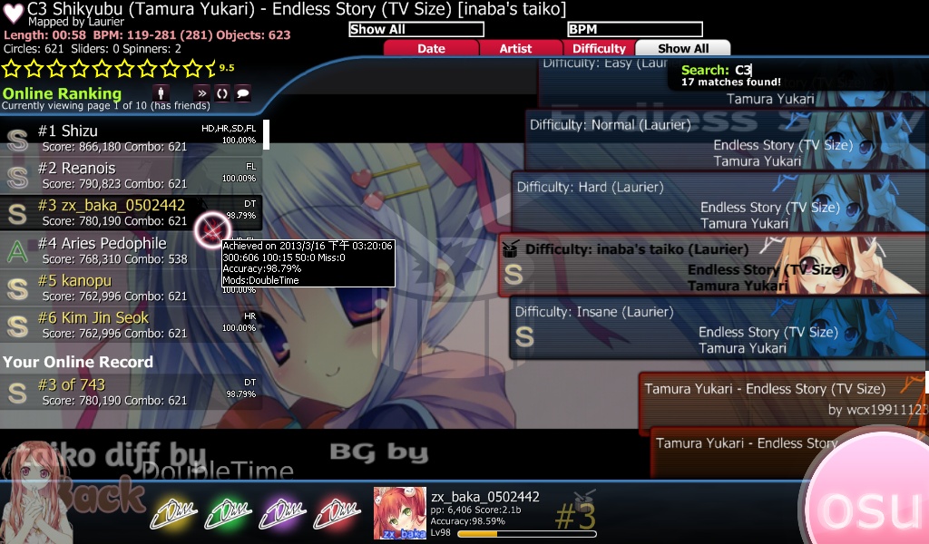 zx_baka_0502442 · player info | osu!