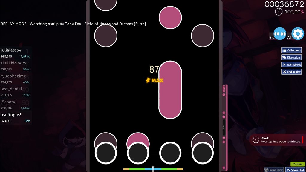 Upside down osu!mania skin? · forum