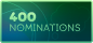 Insignia de 400 nominaciones