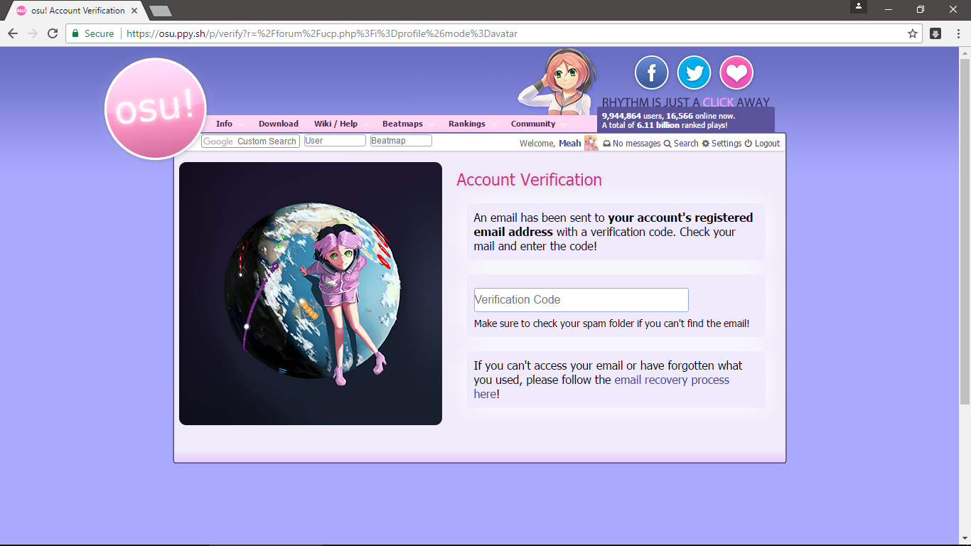 Osu Website Customization · forum