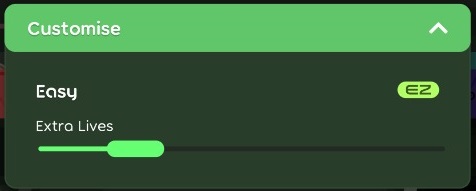 Easy customisation options in the game client