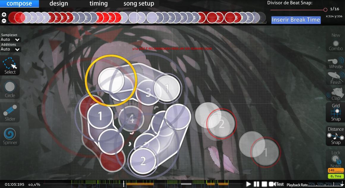 Non-generic beatmap pattern (Nhelv)