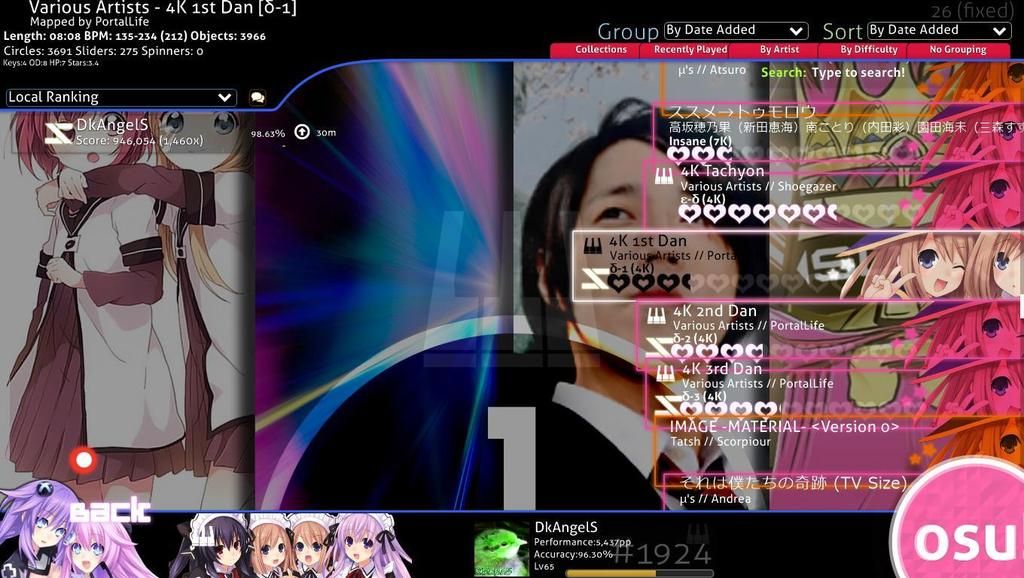 Osu Mania 4k 7k Dan 段 Ranking Forum Osu