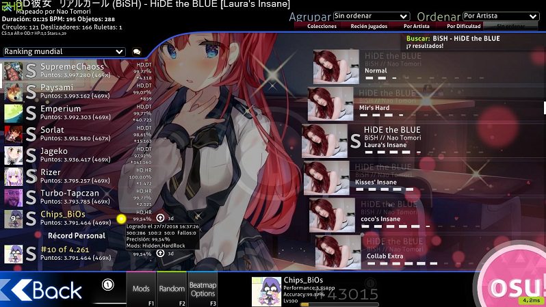 Hana]- · player info | osu!