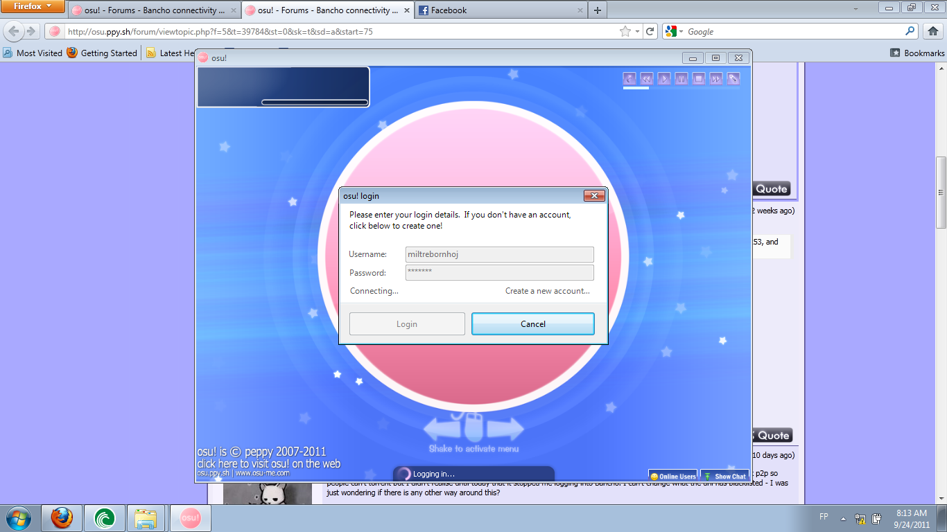 Resolved Bancho Connectivity Help Troubleshooting Forum Osu