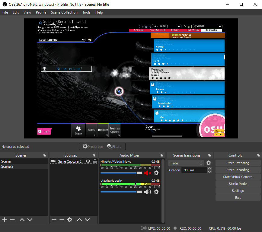 Guides / Livestreaming osu! · wiki | osu!