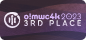 MWC 4K 2023 3rd place badge