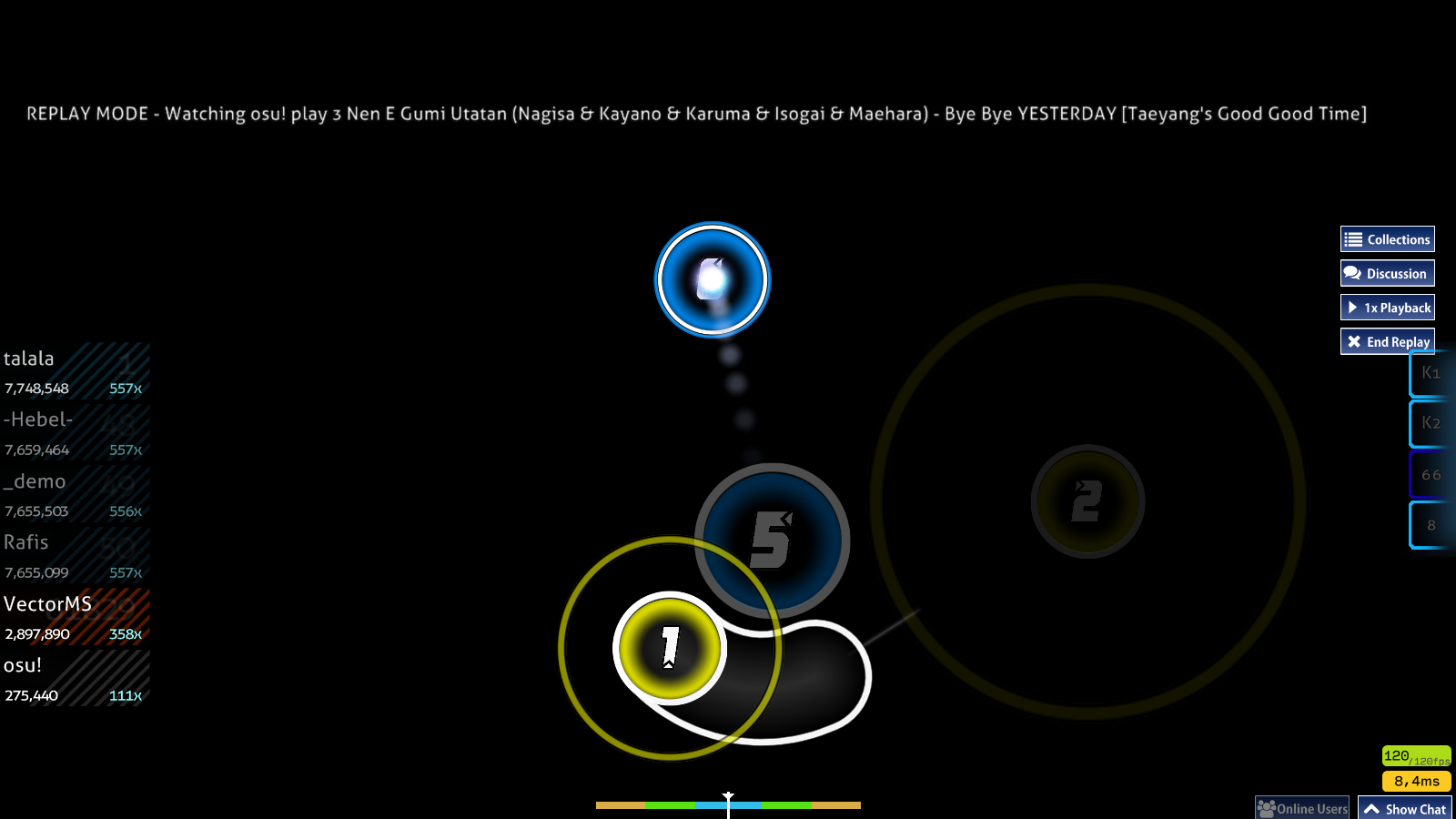 Osu mania circle skin