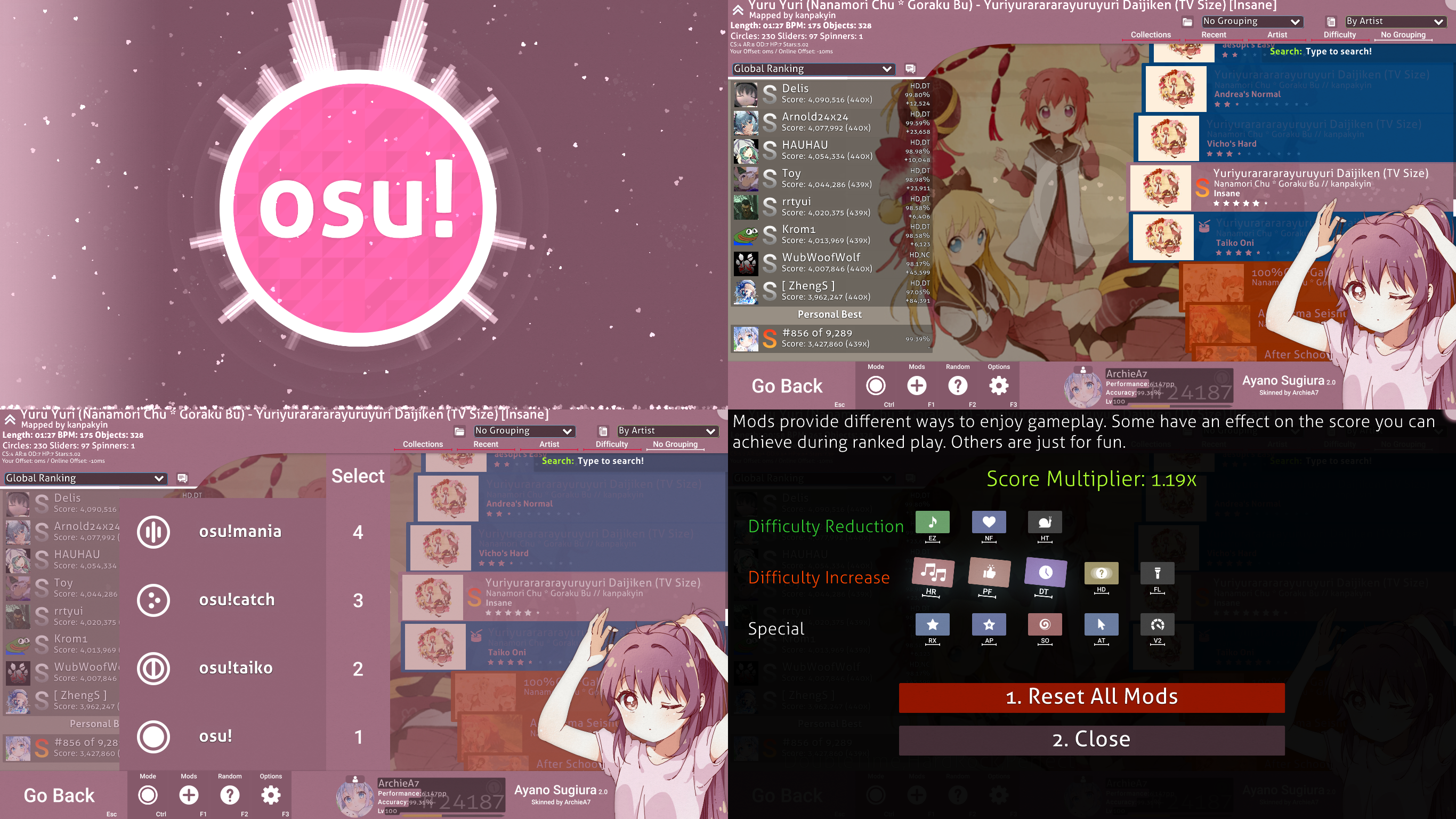 Osu!Skin: grospeus_ar [16:9][HD/SD][STD/TAIKO] · forum