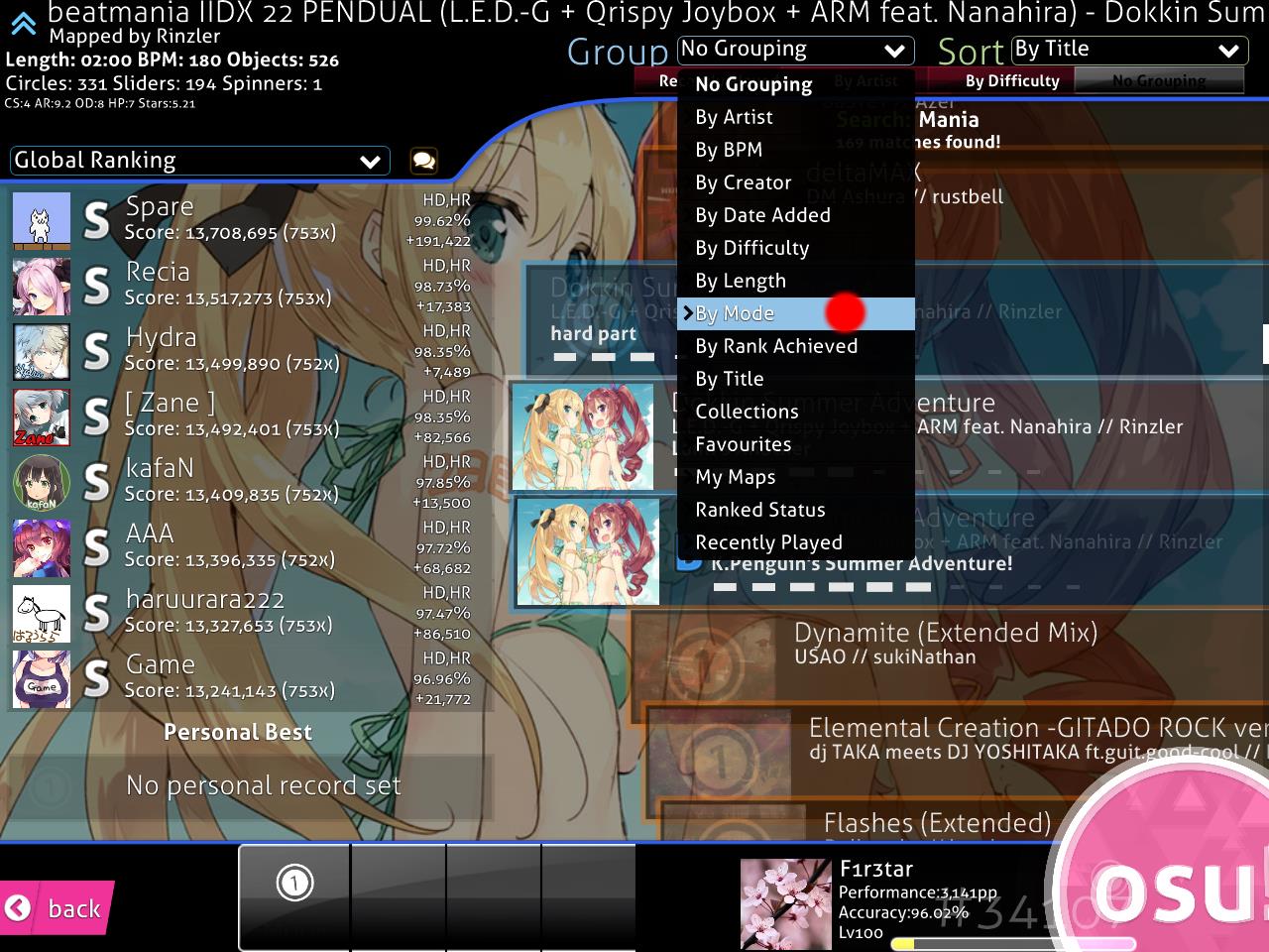 Archived Deleting All Non Standard Beatmaps Forum Osu