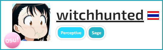 Witchhunted Player Info Osu