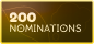 Insignia de 200 nominaciones