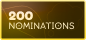 Badge pour 200 nominations réalisé