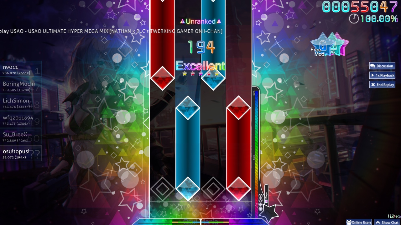 Rainbow mod for osu!mania · forum