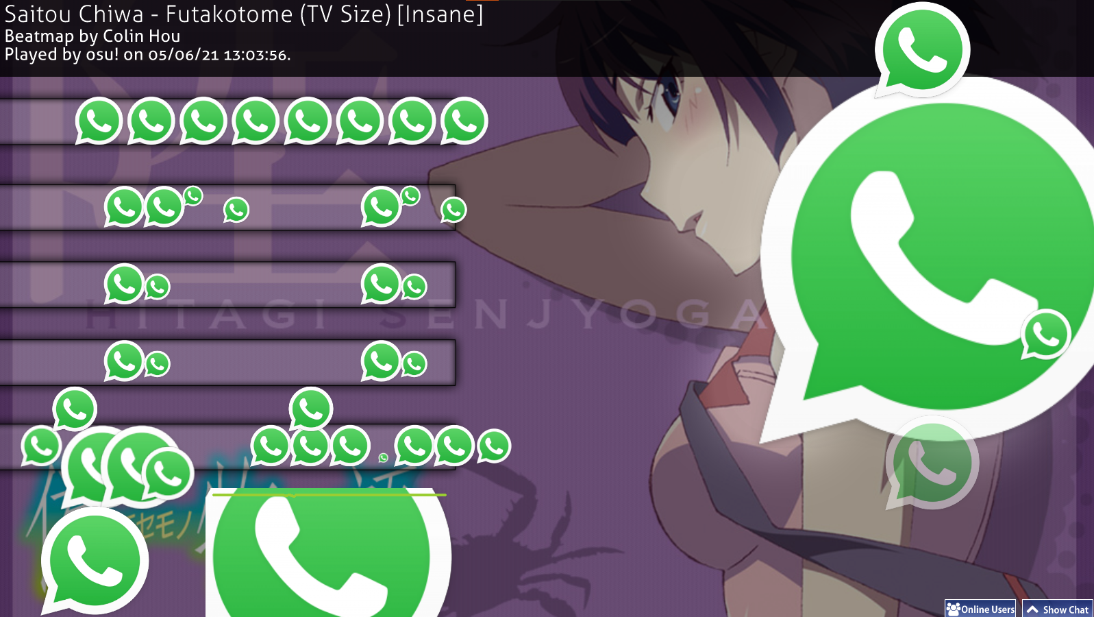 WHATSAPP COLLAB WITH OSU!MANIA?! 