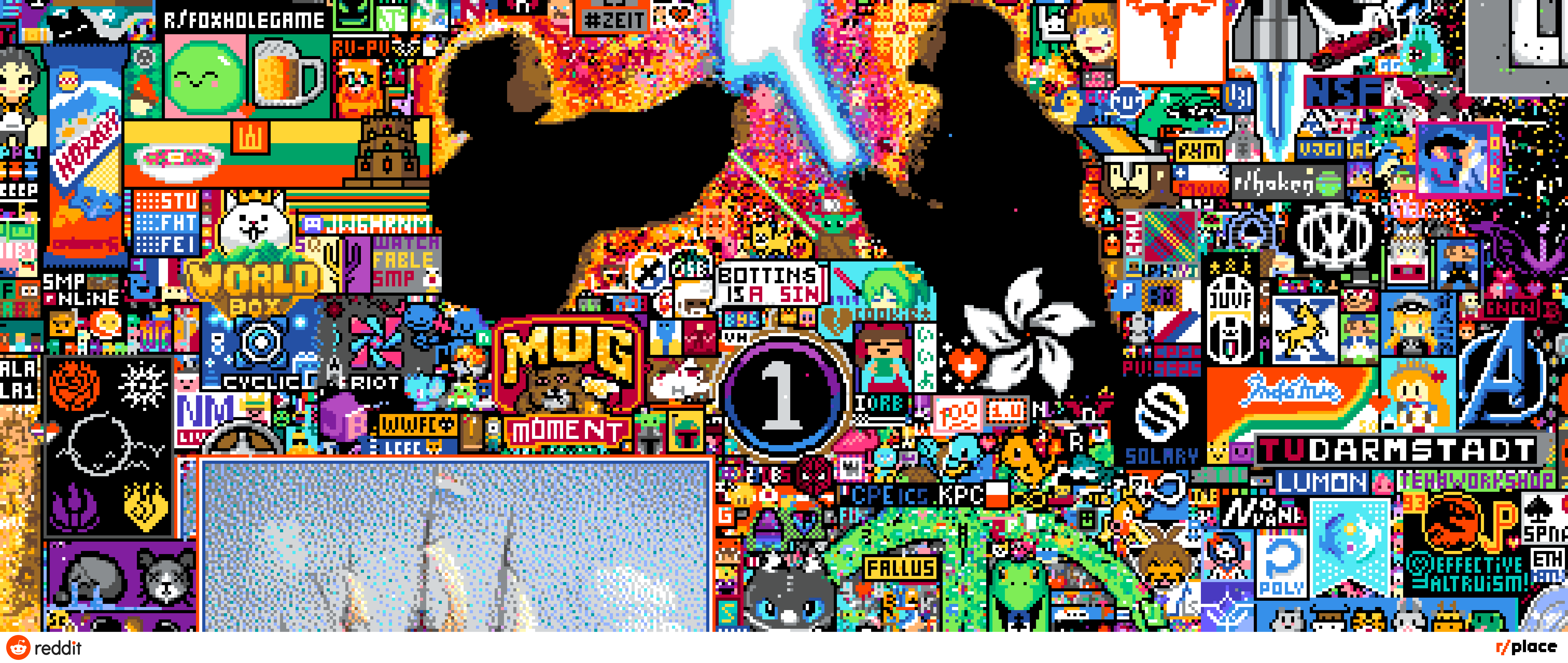 OSU! logo still standing on pixel anarchy online even after the