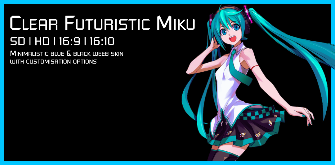 New osu skins on X: «(Vocaloid) Hatsune Miku» v2.0 Aspect ratio