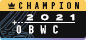 Badge de champion de l'o!BWC