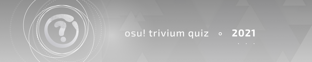 Bannière de l'osu!trivium Quiz 2021