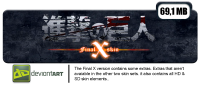 Shingeki No Kyojin Attack On Titan Skin V4 8 Finalx Hd Sd Forum Osu