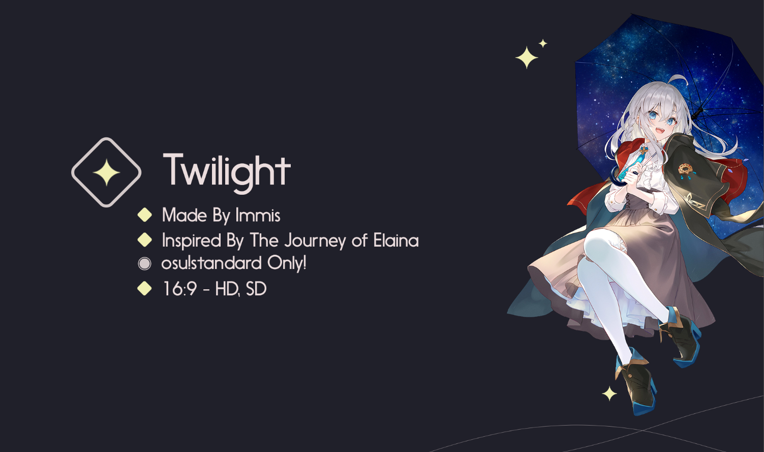 Twilight - | Elaina Skin (STD / HD / SD / 16:9) · forum | osu!