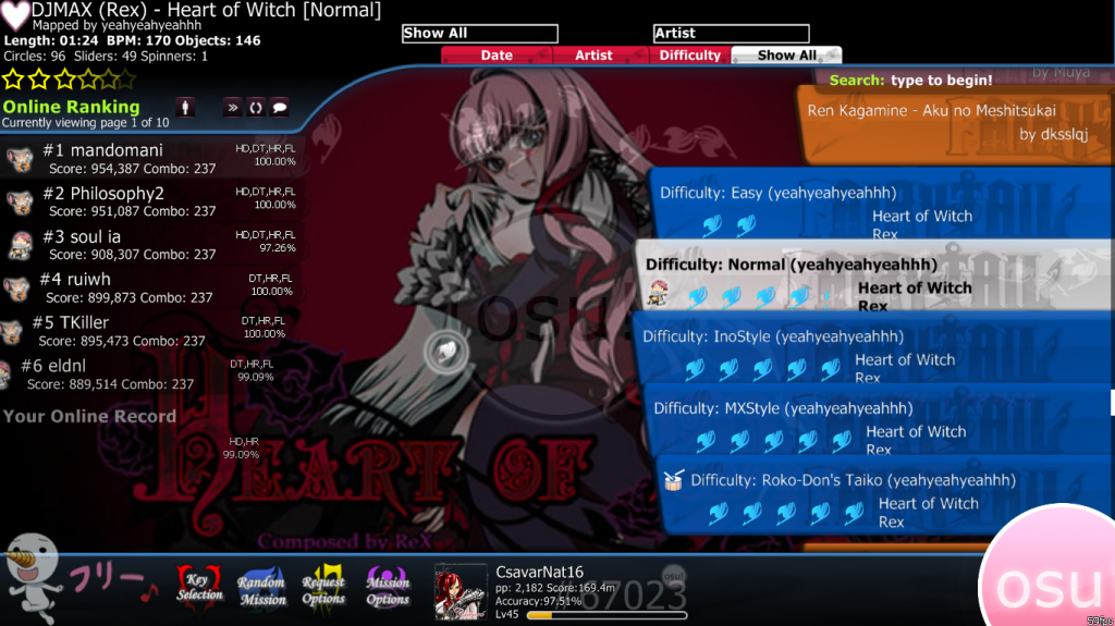 Fairy Tail V1 7 Skin Updated Forum Osu