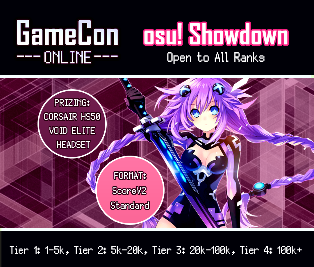 GameCon Online: osu! Showdown (All Ranks - Regs Closed -Staff