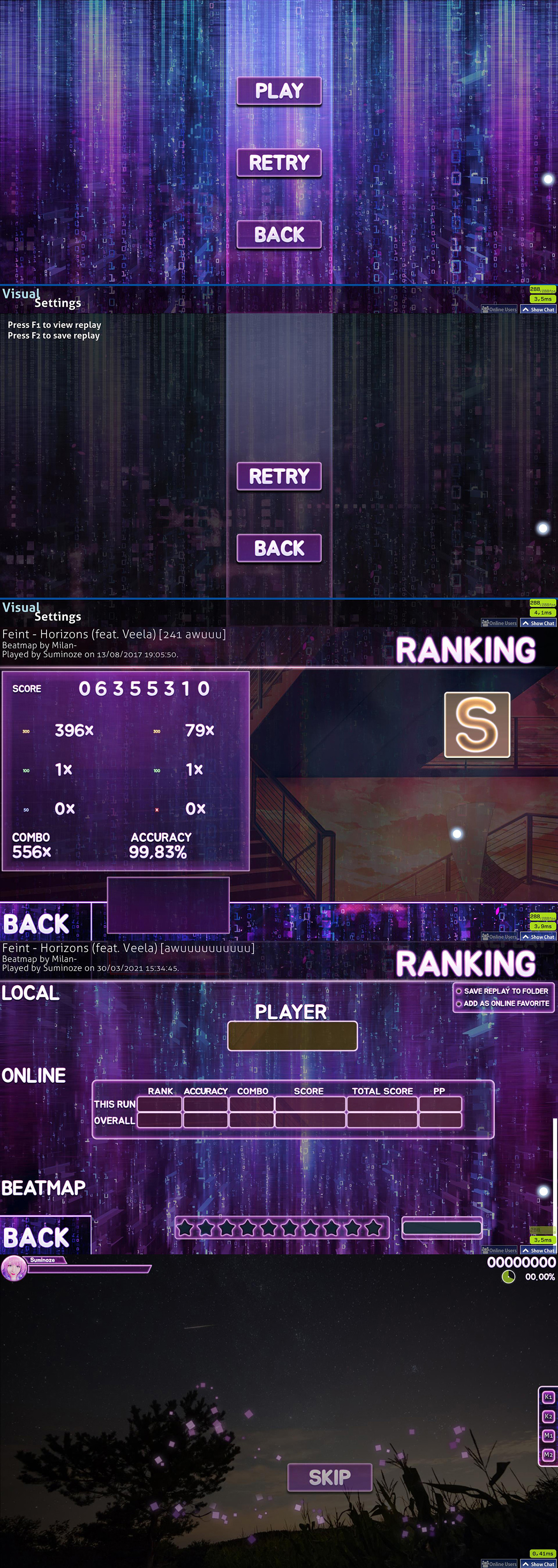 Technosu : Futurist osu! skin [STD/Taiko/CTB] [16:9/16:10] [SD & HD] (v1.1)  · forum