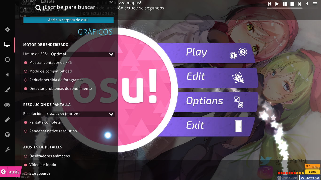 Jugar en laptop de bajos recursos · forum | osu!