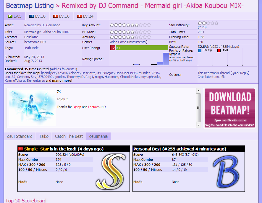 Osu Songs Marked