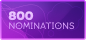 Insignia de 800 nominaciones