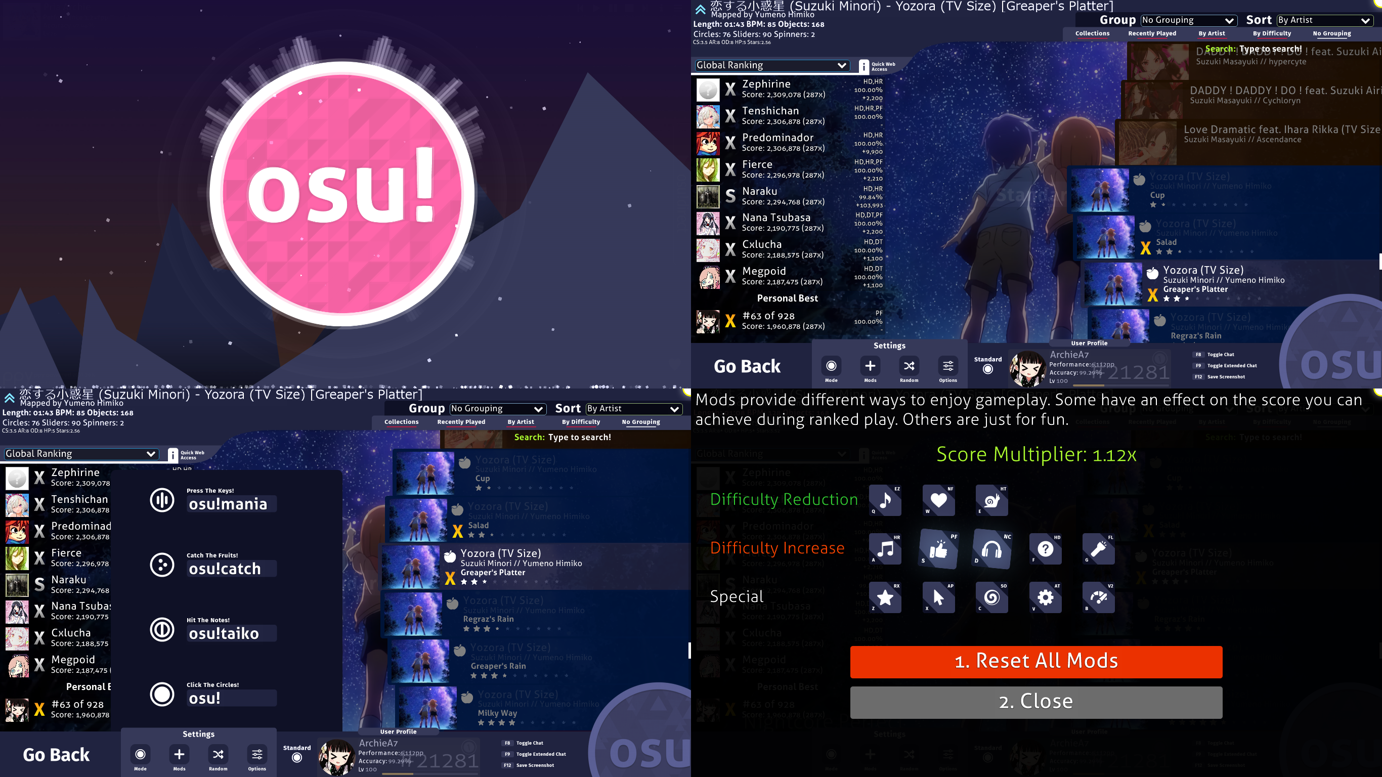 Osu!Skin: grospeus_ar [16:9][HD/SD][STD/TAIKO] · forum