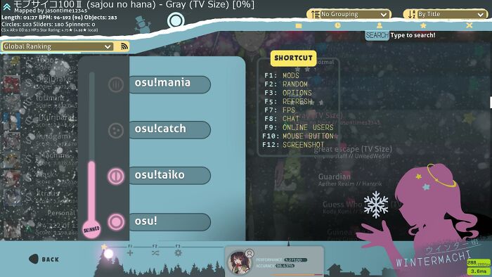 Snowy Circles : osu!skin for ALL modes [STD/Taiko/CTB/Mania] [16:9/16:10]  [SD & HD] (v1.1) · forum