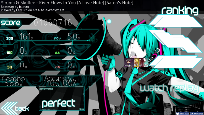 New osu skins on X: «(Vocaloid) Hatsune Miku» v2.0 Aspect ratio