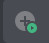tombol hijau mengkilap dengan simbol tambah