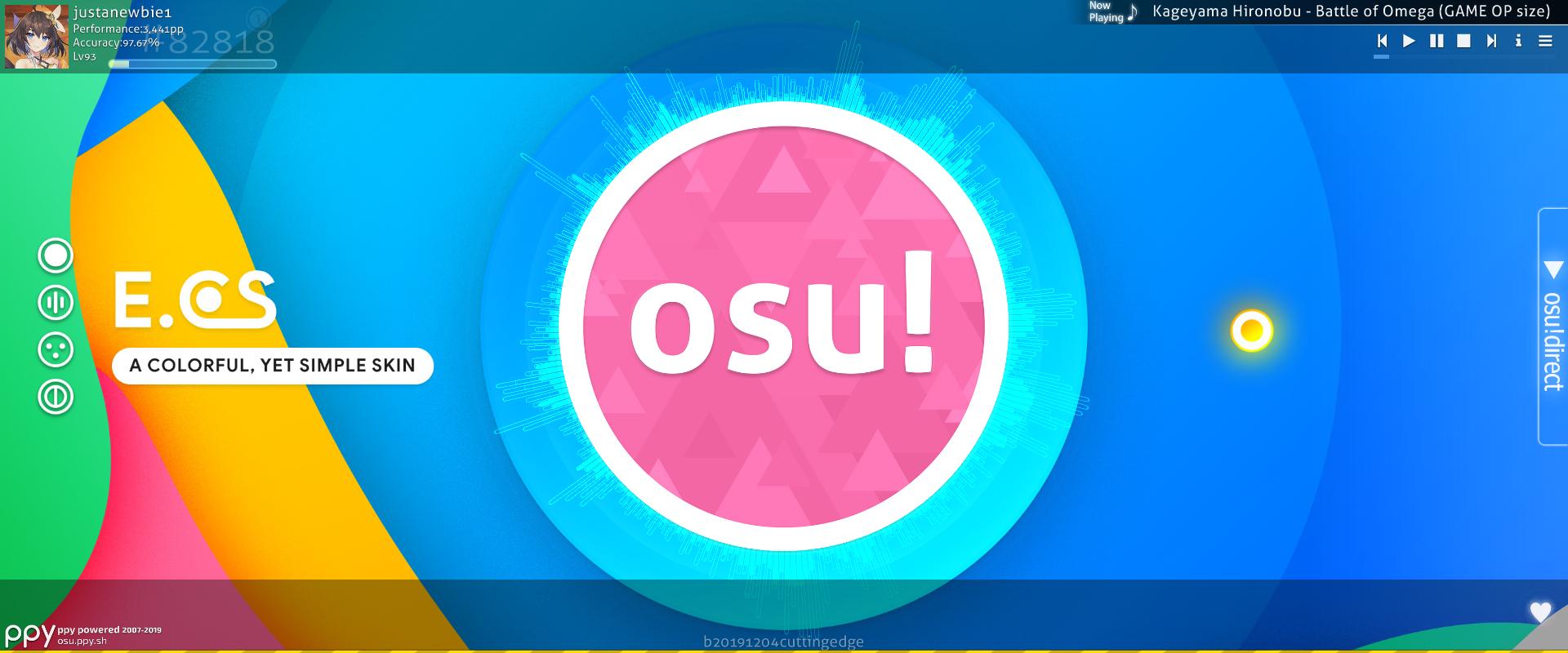 Snowy Circles : osu!skin for ALL modes [STD/Taiko/CTB/Mania] [16:9/16:10]  [SD & HD] (v1.1) · forum